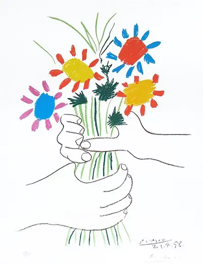 Bouquet de fleurs Pablo Picasso